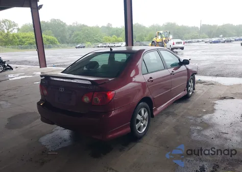 2008 Toyota Corolla S from USA, damaged, VIN 2T1BR32EX8C862135